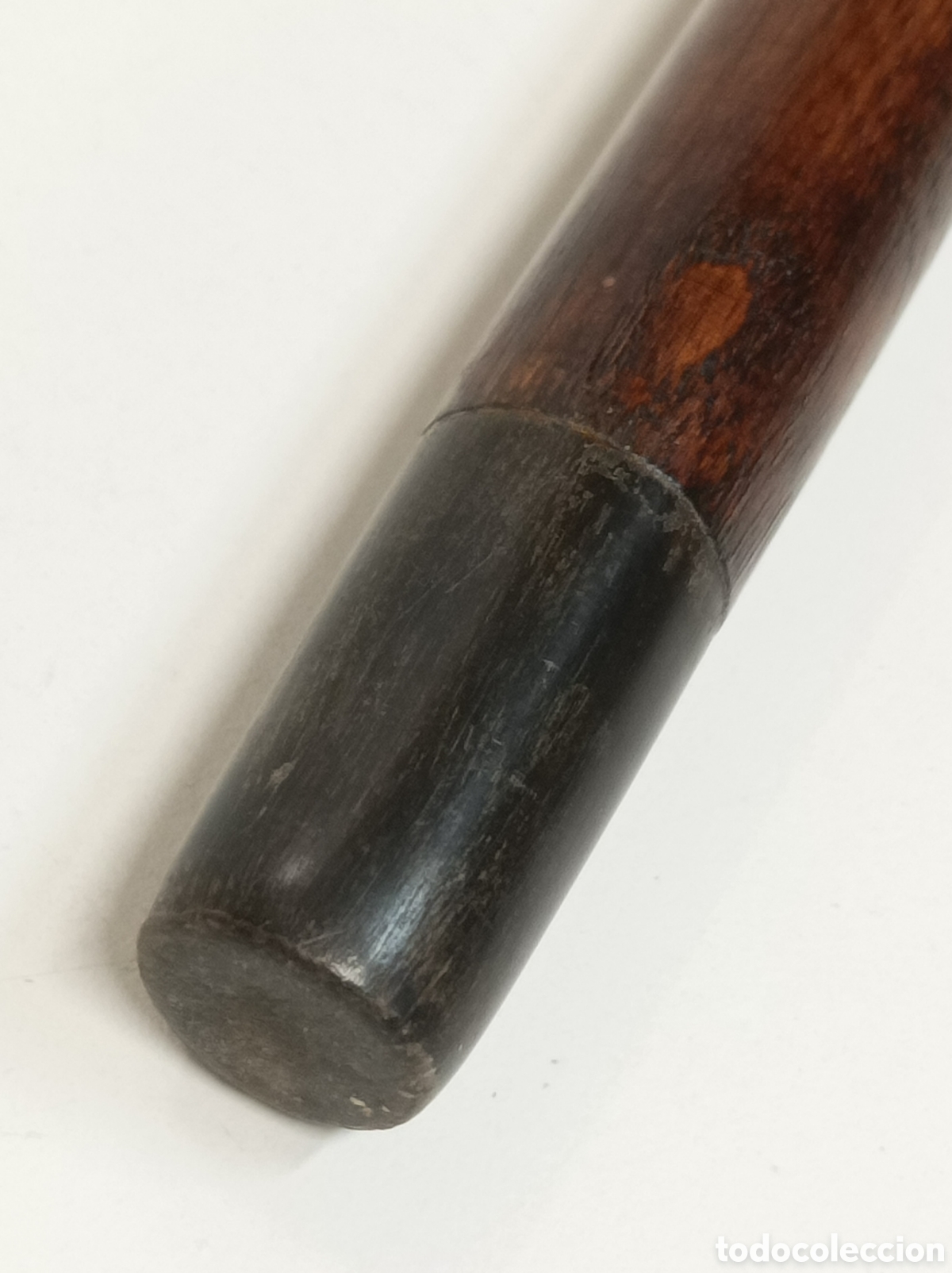 Antig&uuml;edades: Antiguo Bast&oacute;n Ingl&eacute;s perro plata - Foto 13