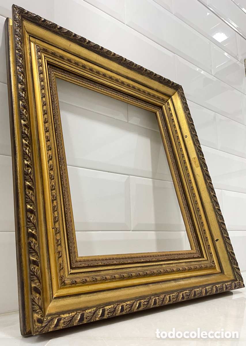 Antig&uuml;edades: ELEGANTE MARCO FRANC&Eacute;S MADERA MACIZA - Foto 10