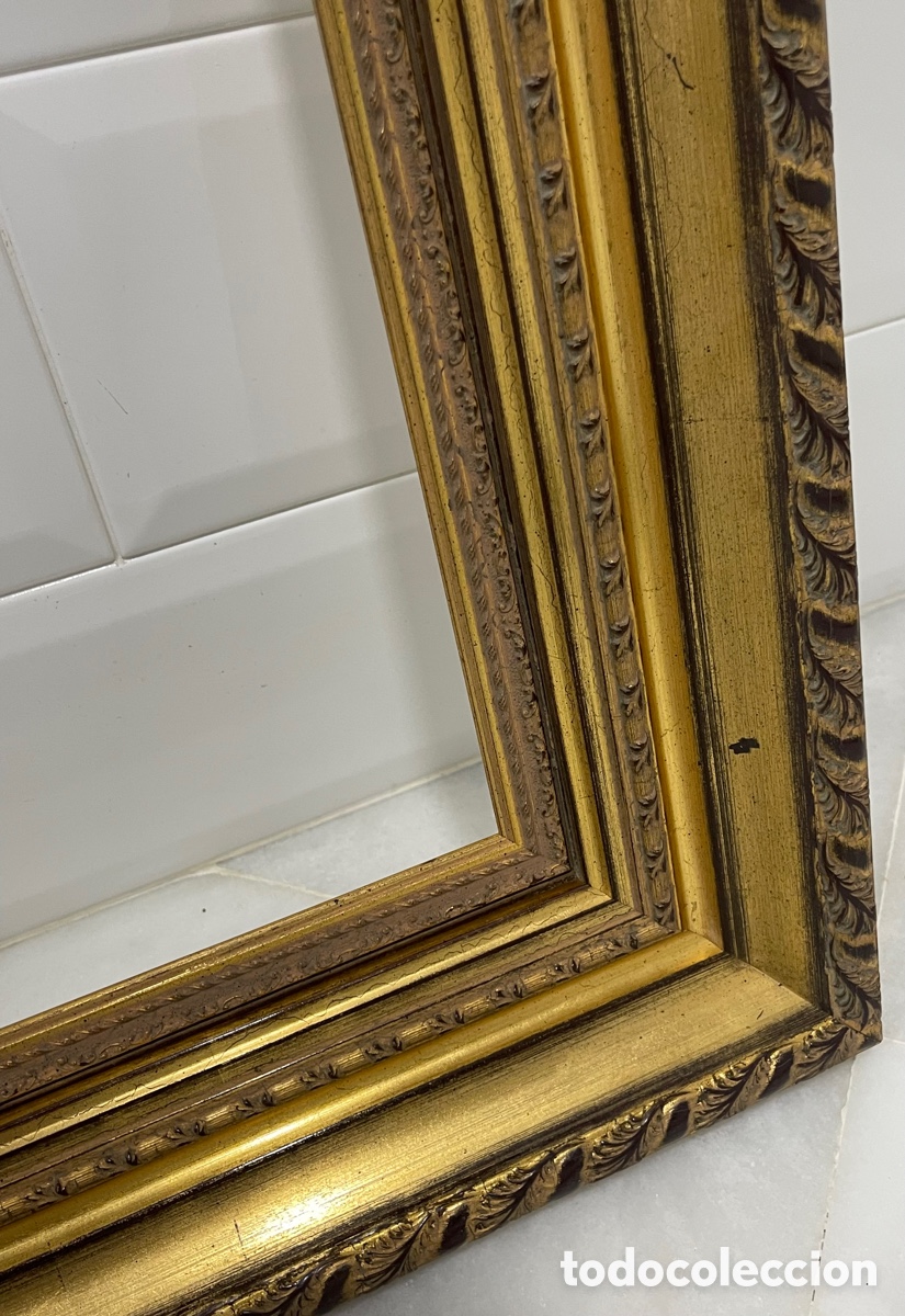 Antig&uuml;edades: ELEGANTE MARCO FRANC&Eacute;S MADERA MACIZA - Foto 18