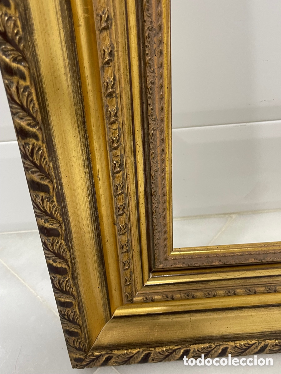 Antig&uuml;edades: ELEGANTE MARCO FRANC&Eacute;S MADERA MACIZA - Foto 20