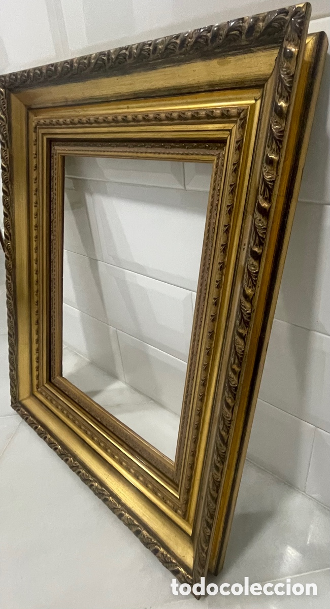 Antig&uuml;edades: ELEGANTE MARCO FRANC&Eacute;S MADERA MACIZA - Foto 21