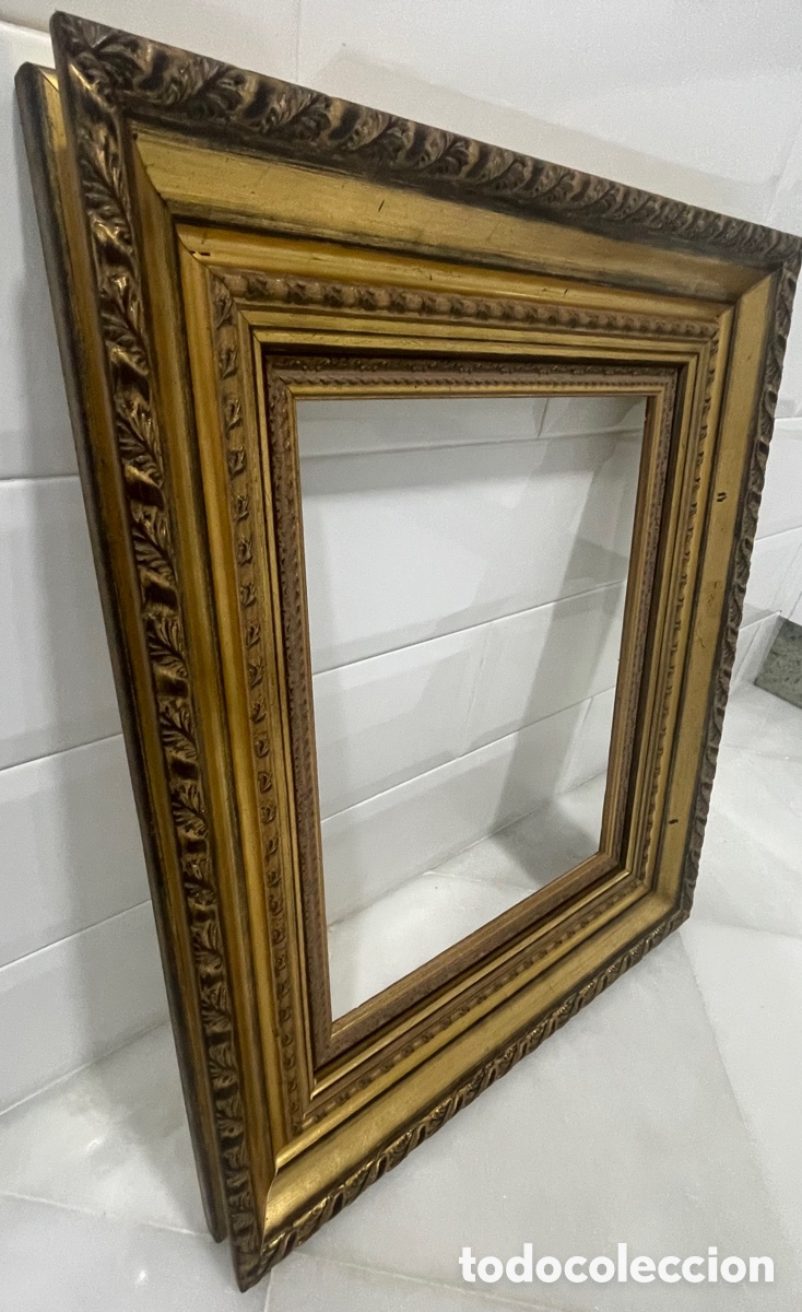 Antig&uuml;edades: ELEGANTE MARCO FRANC&Eacute;S MADERA MACIZA - Foto 22