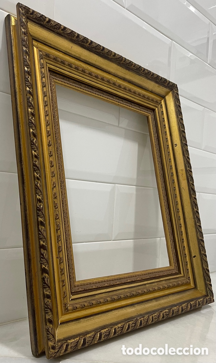 Antig&uuml;edades: ELEGANTE MARCO FRANC&Eacute;S MADERA MACIZA - Foto 26