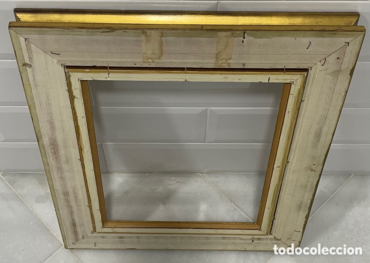 Antig&uuml;edades: ELEGANTE MARCO FRANC&Eacute;S MADERA MACIZA - Foto 30