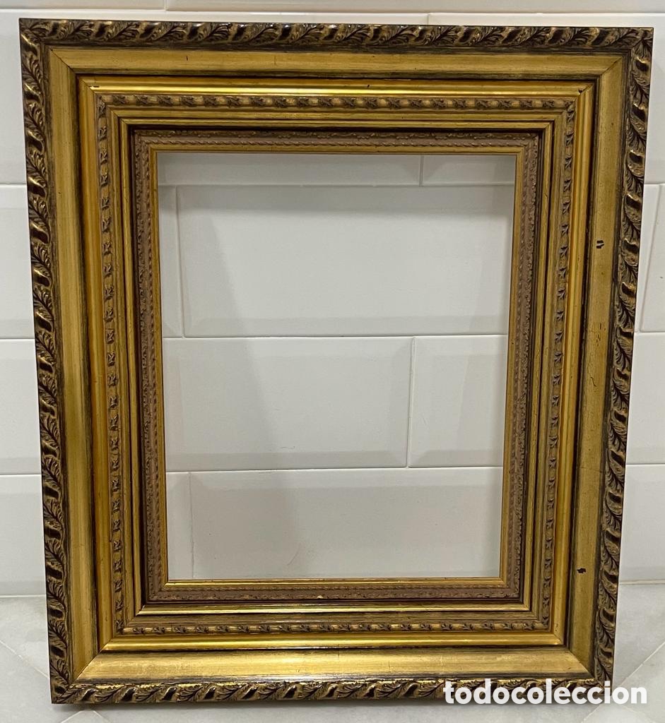 Antig&uuml;edades: ELEGANTE MARCO FRANC&Eacute;S MADERA MACIZA - Foto 1