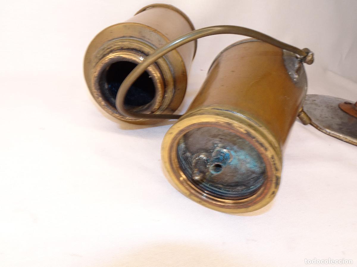 Antig&uuml;edades: Lampara antigua de carburo - Foto 6