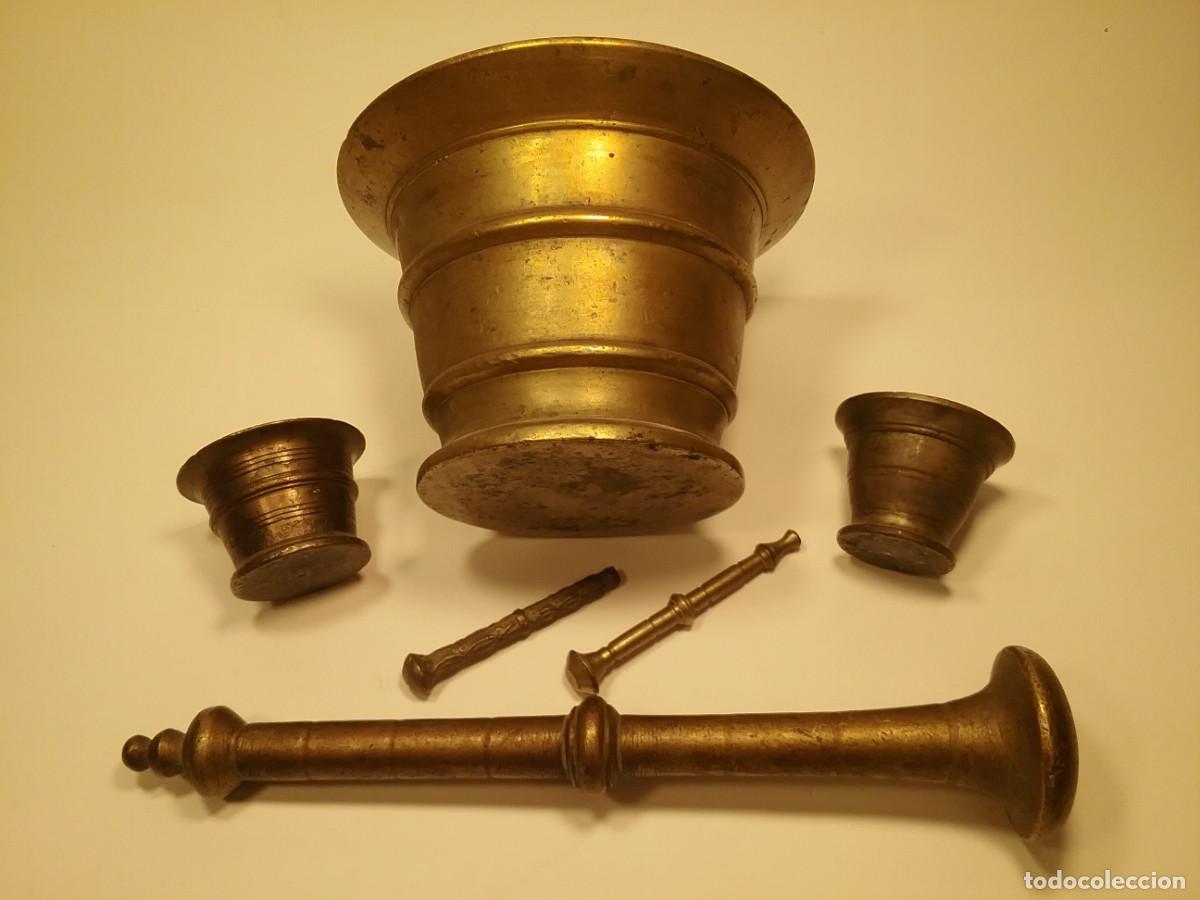 Antig&uuml;edades: LOTE DE MORTEROS ANTIGUOS - Foto 1