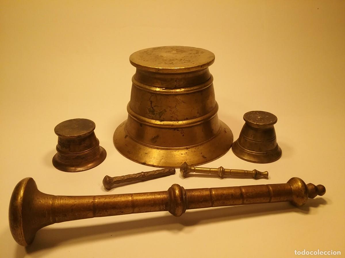 Antig&uuml;edades: LOTE DE MORTEROS ANTIGUOS - Foto 2