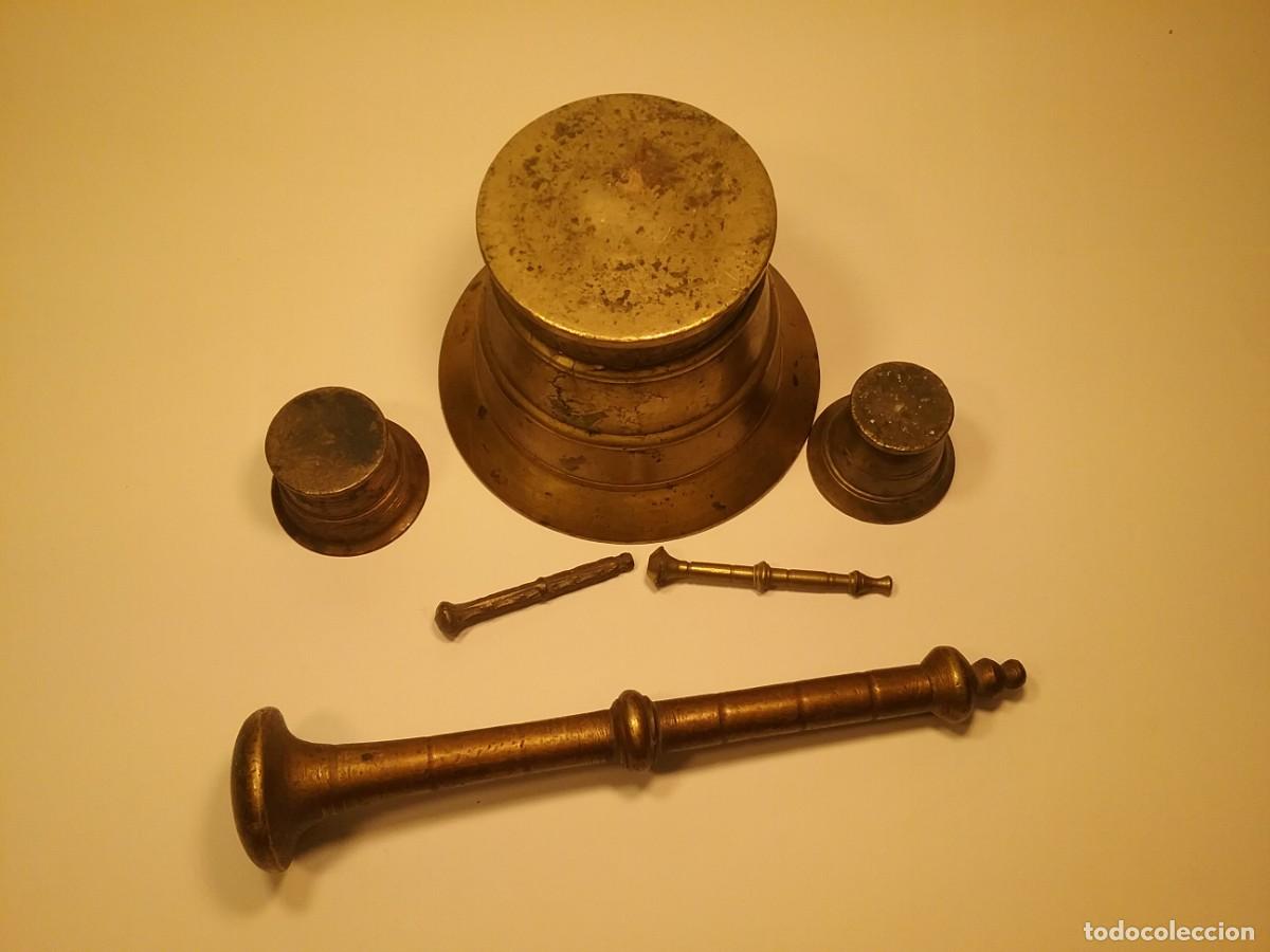 Antig&uuml;edades: LOTE DE MORTEROS ANTIGUOS - Foto 3