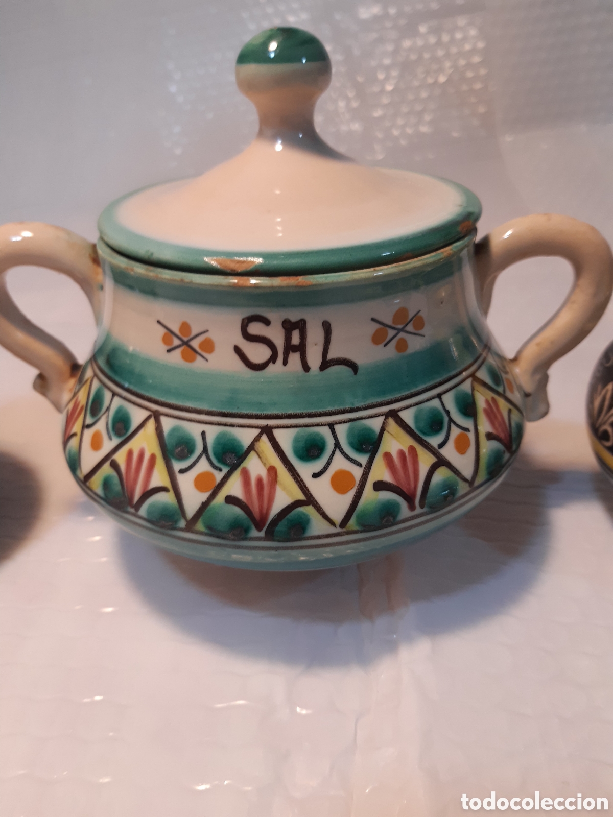 Antig&uuml;edades: LOTE OBJETOS CERAMICA - Foto 7