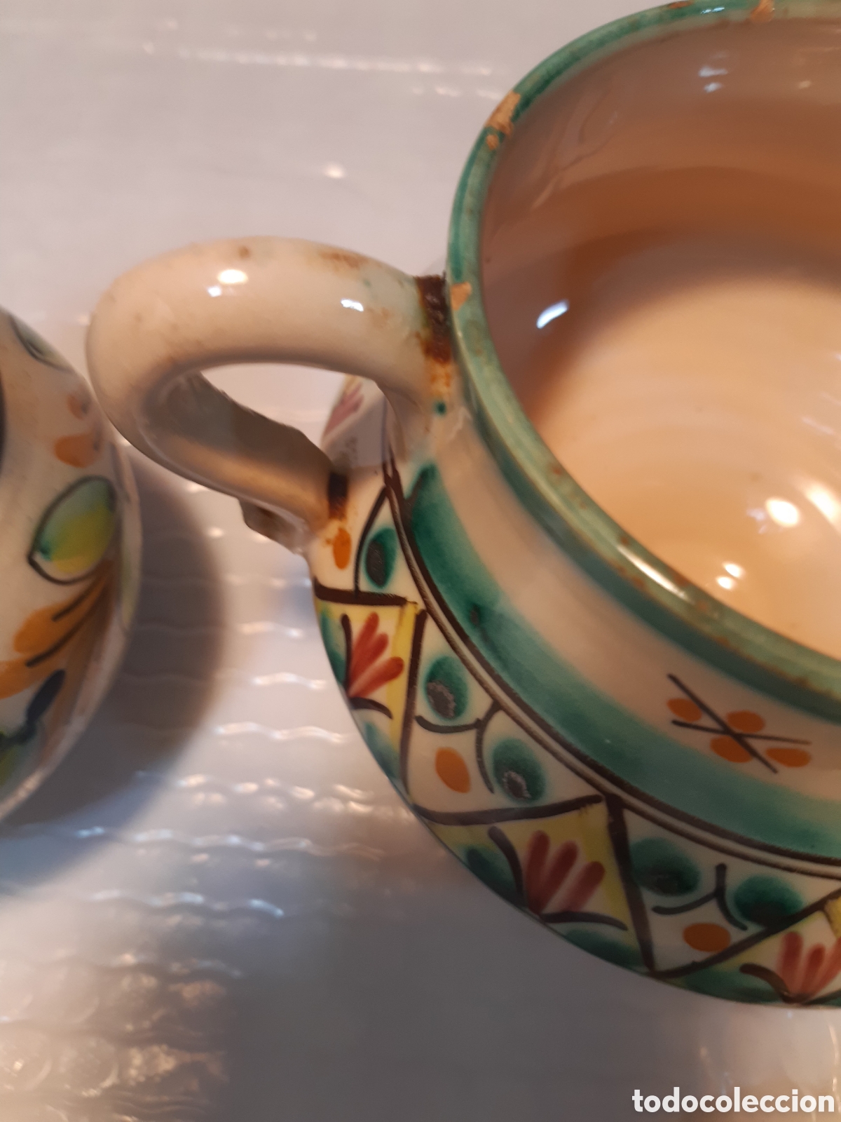Antig&uuml;edades: LOTE OBJETOS CERAMICA - Foto 11