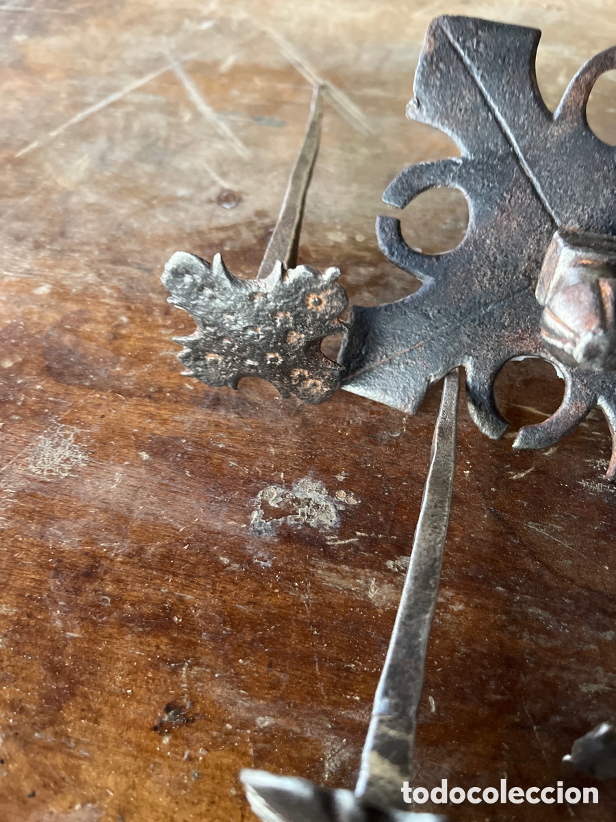 Antig&uuml;edades: Lote de 5 clavos de forja - Foto 2