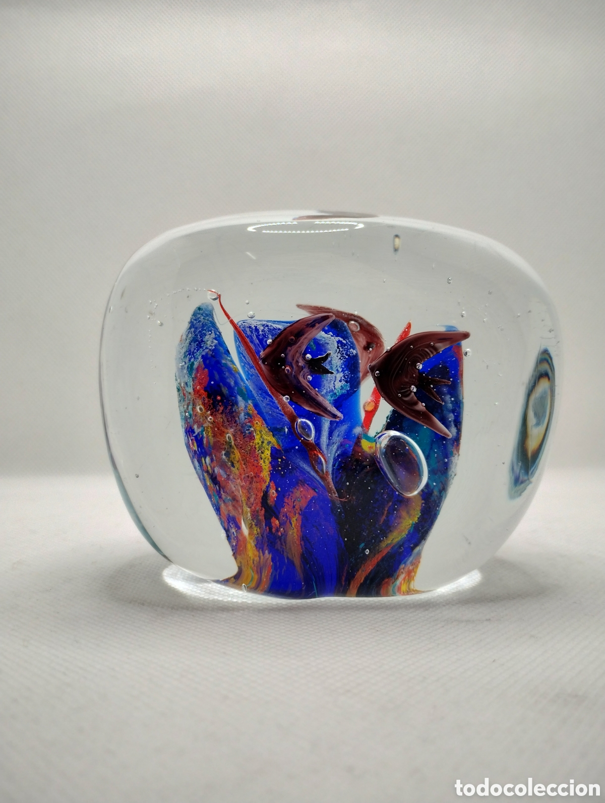 Antig&uuml;edades: Gran pisapapeles de Murano - Foto 7
