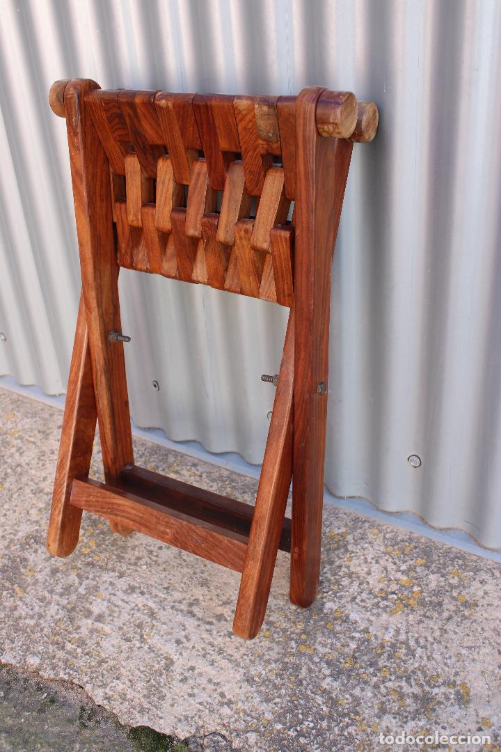 Antig&uuml;edades: taburete plegable - Foto 5