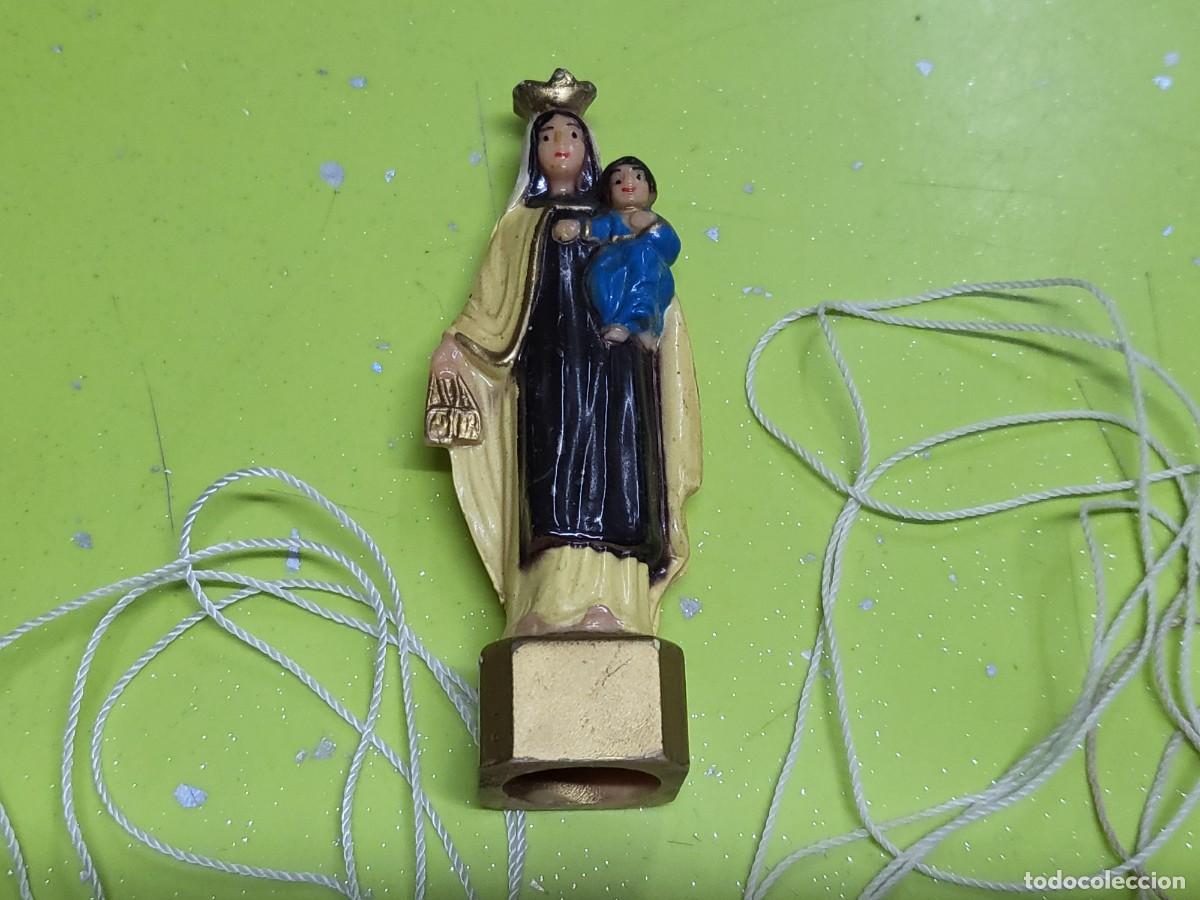 Antig&uuml;edades: ESCAPULARIOS Y FIGURA NUESTRA SE&Ntilde;ORA DEL CARMEN - Foto 5
