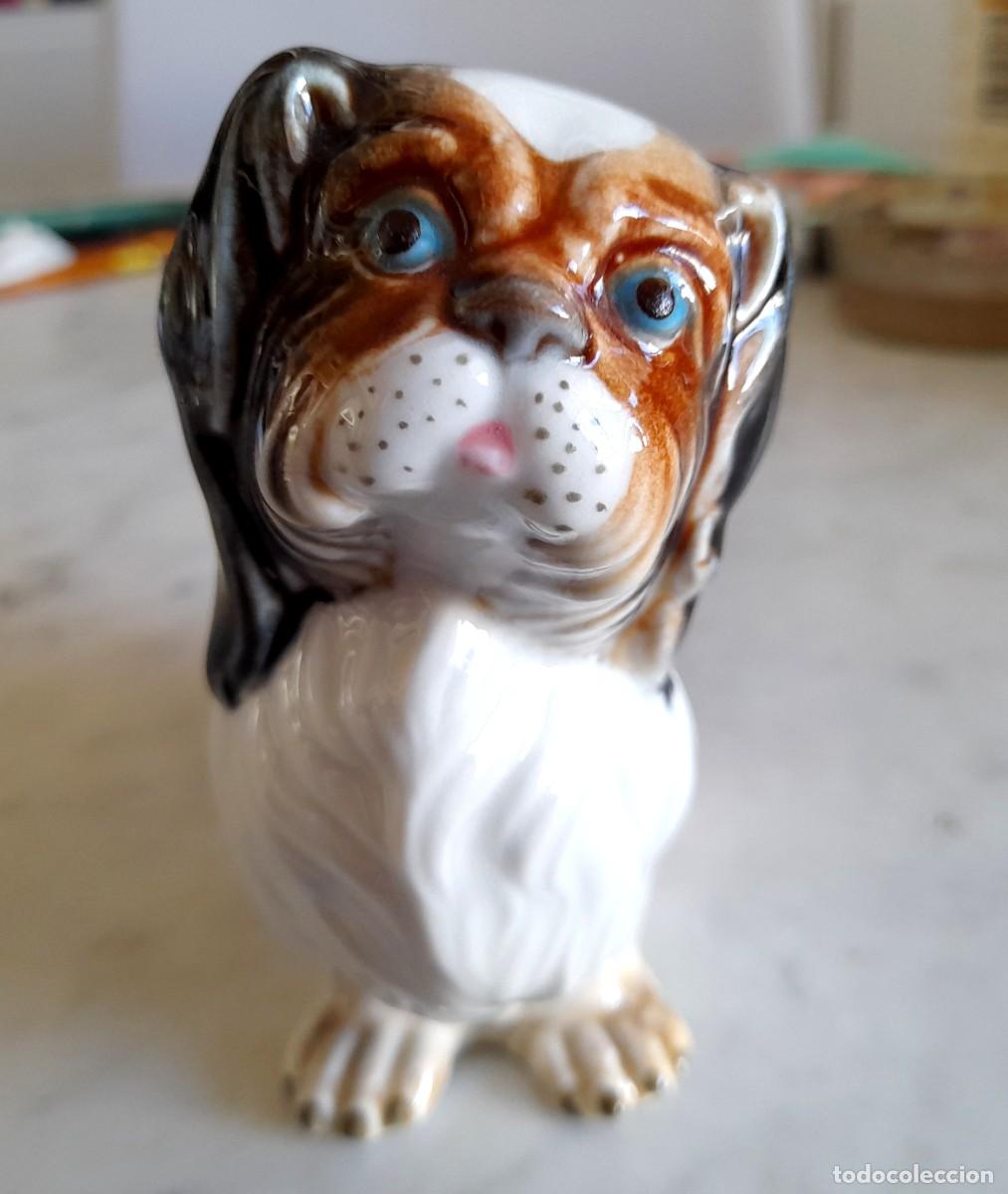 Antig&uuml;edades: PERRO DE PORCELANA MARCA GAMA - Foto 2