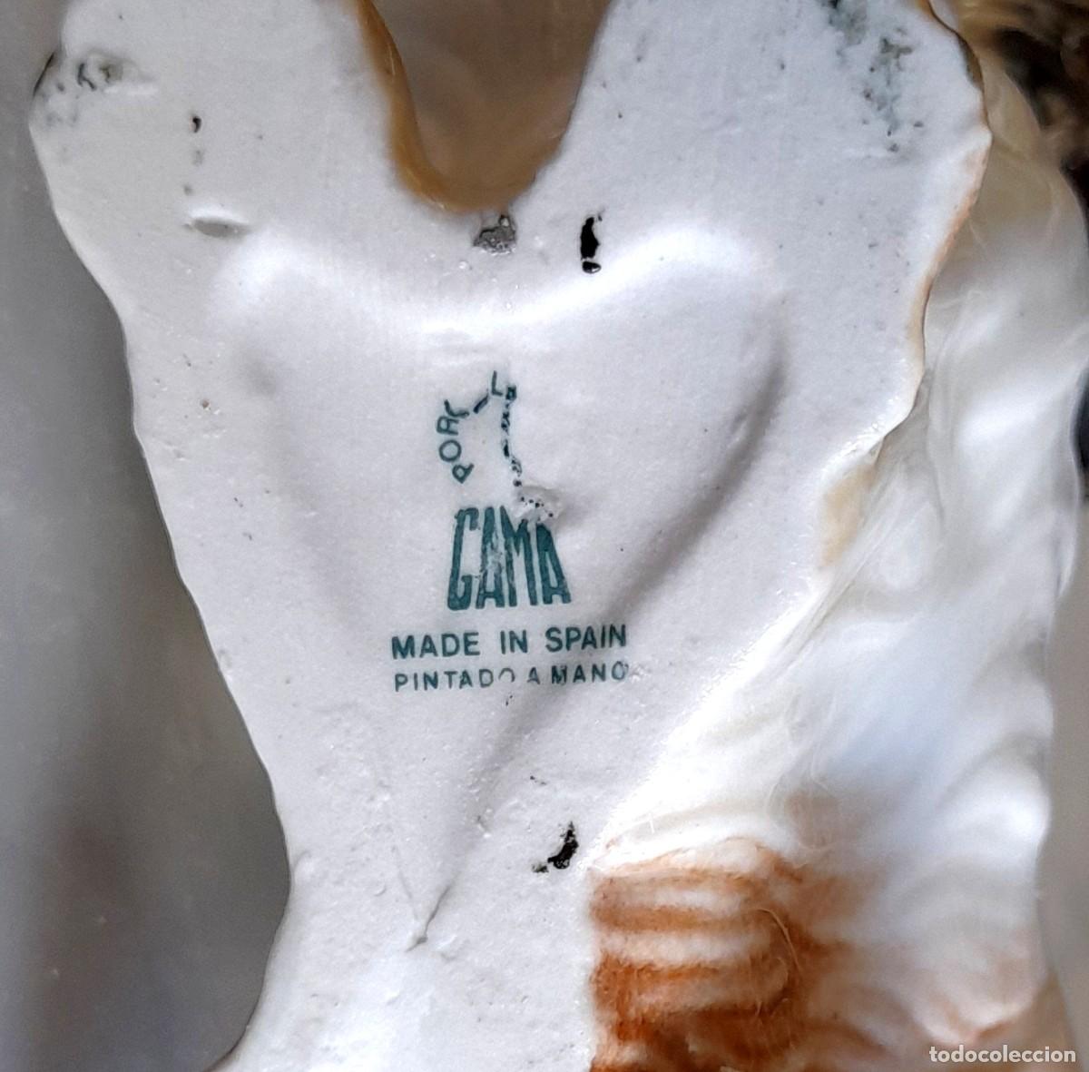 Antig&uuml;edades: PERRO DE PORCELANA MARCA GAMA - Foto 3
