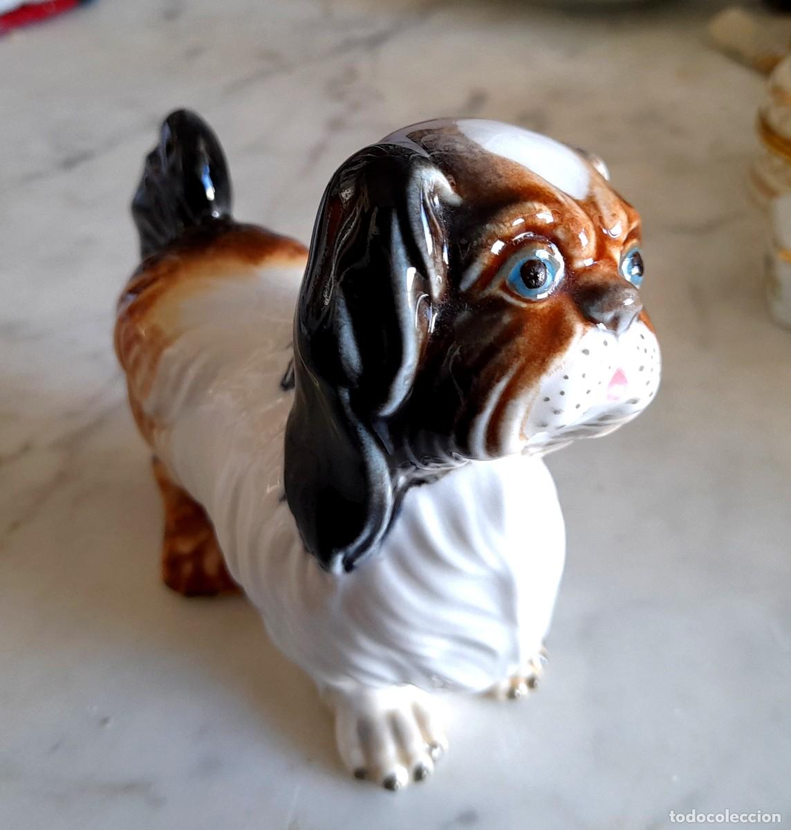 Antig&uuml;edades: PERRO DE PORCELANA MARCA GAMA - Foto 4