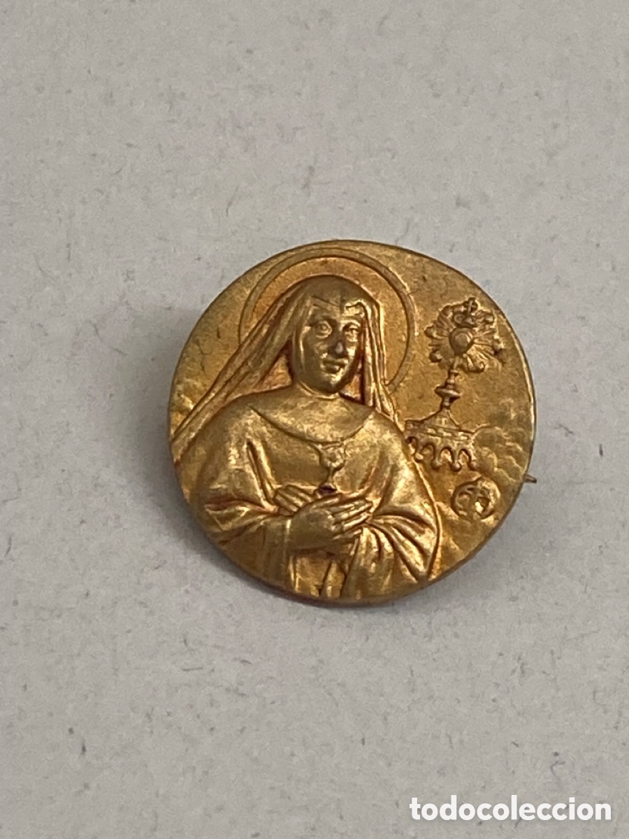 Antig&uuml;edades: Medalla met&aacute;lica religiosa - Foto 1