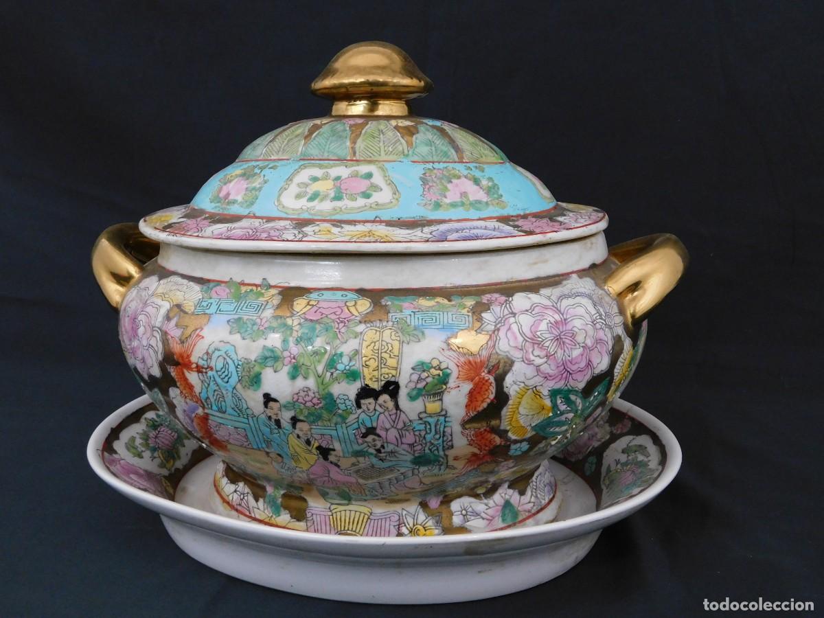Antig&uuml;edades: SOPERA PORCELANA CHINA - Foto 2