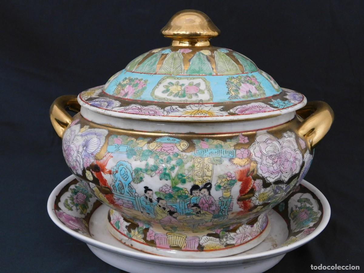 Antig&uuml;edades: SOPERA PORCELANA CHINA - Foto 6