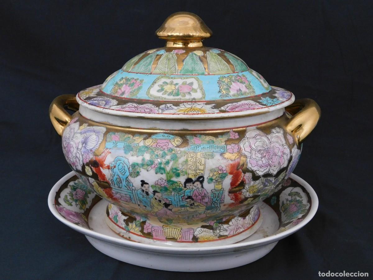 Antig&uuml;edades: SOPERA PORCELANA CHINA - Foto 7