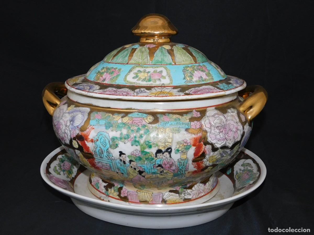 Antig&uuml;edades: SOPERA PORCELANA CHINA - Foto 8