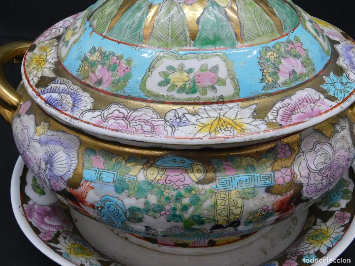 Antig&uuml;edades: SOPERA PORCELANA CHINA - Foto 9