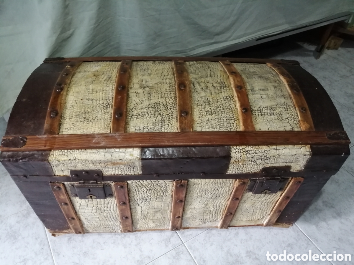 Antig&uuml;edades: Baul antiguo arc&oacute;n de novia - Foto 3