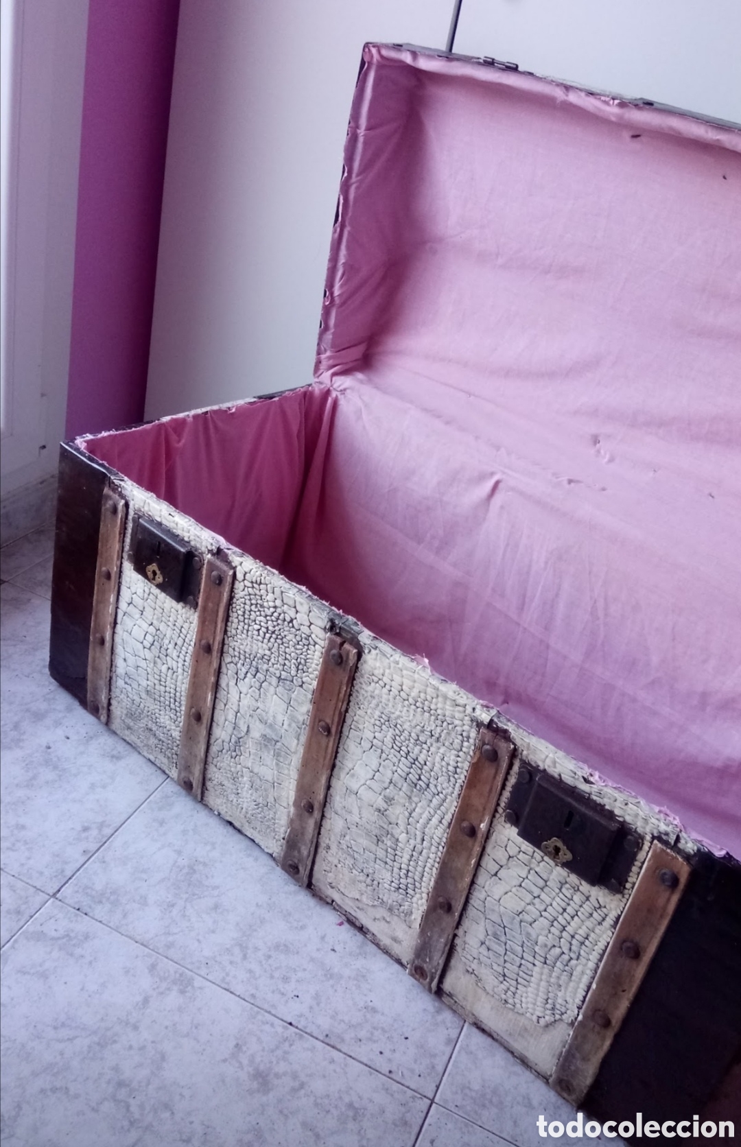Antig&uuml;edades: Baul antiguo arc&oacute;n de novia - Foto 5