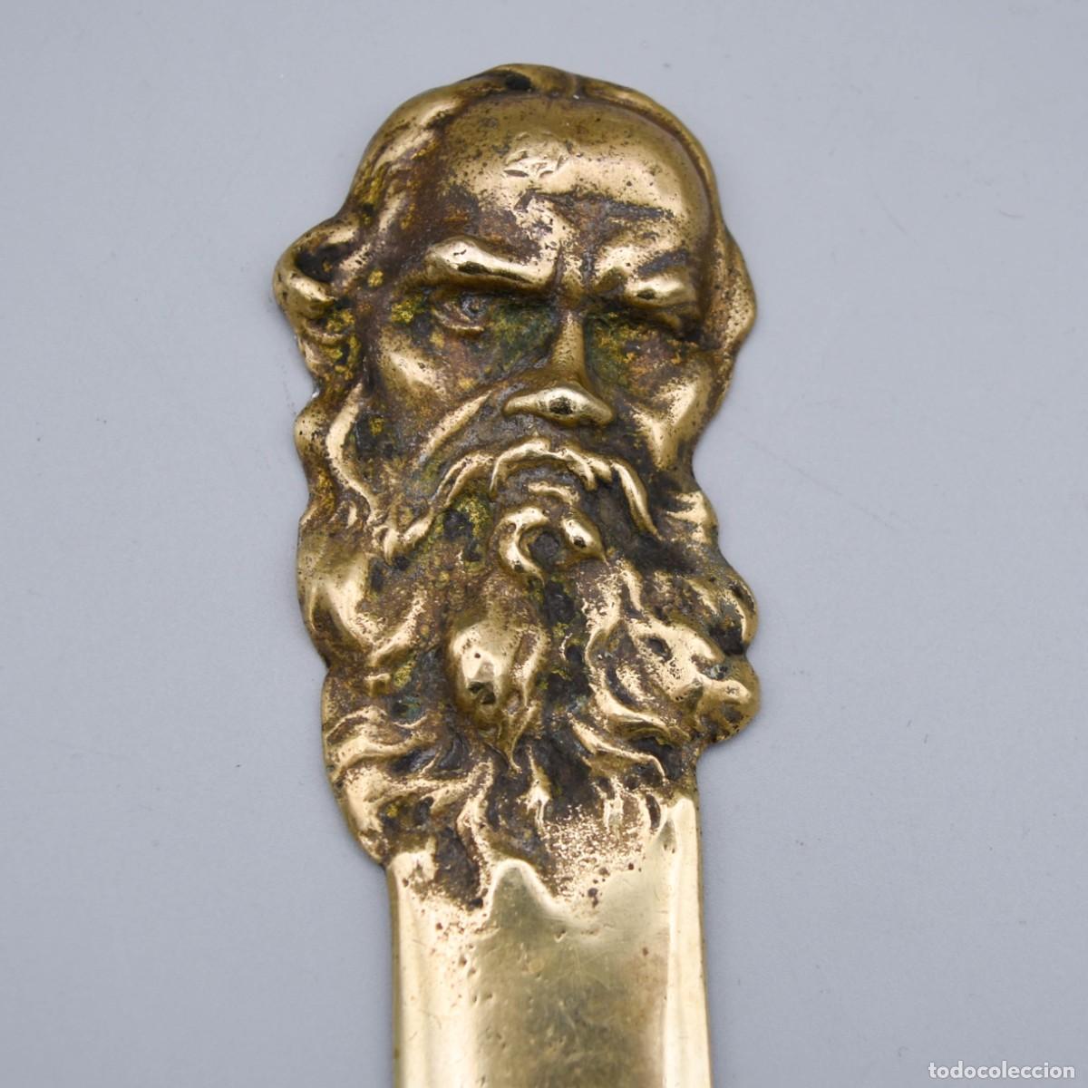 Antig&uuml;edades: Abrecartas de bronce antiguo - Foto 4