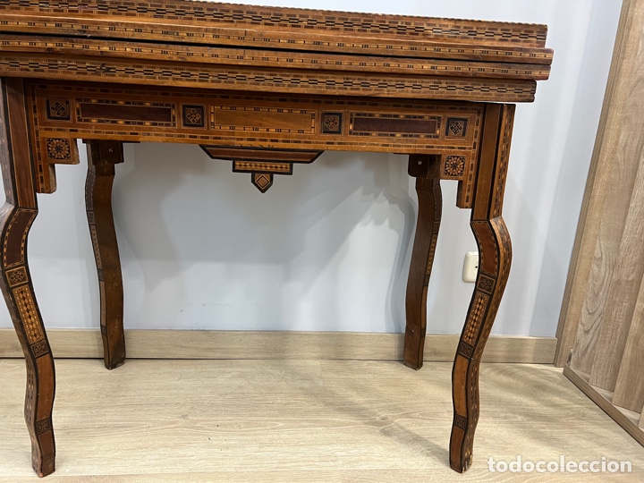 Antig&uuml;edades: Mesa de juegos - Foto 3