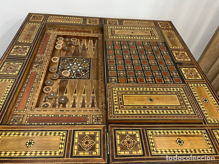 Antig&uuml;edades: Mesa de juegos - Foto 6