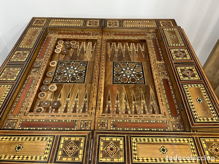 Antig&uuml;edades: Mesa de juegos - Foto 9