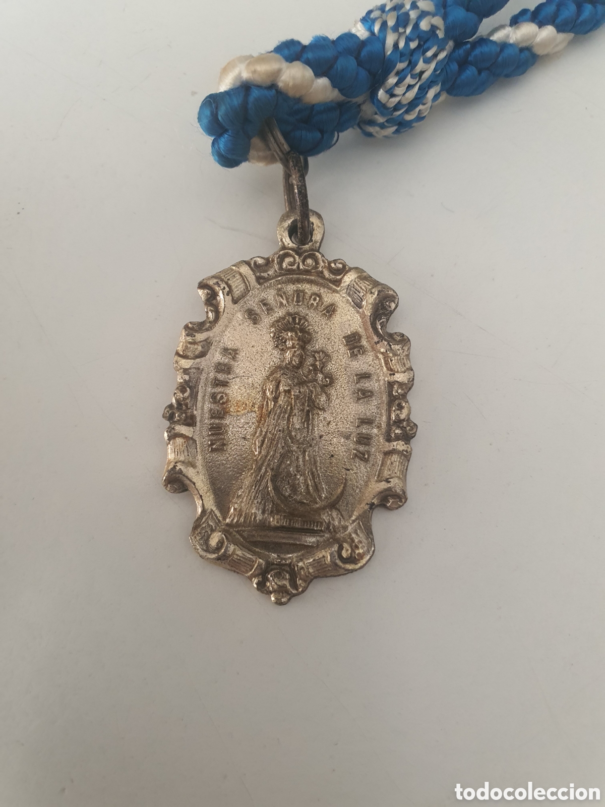 Antig&uuml;edades: medalla cordon hermandad nuestra se&ntilde;ora de la luz - Foto 1