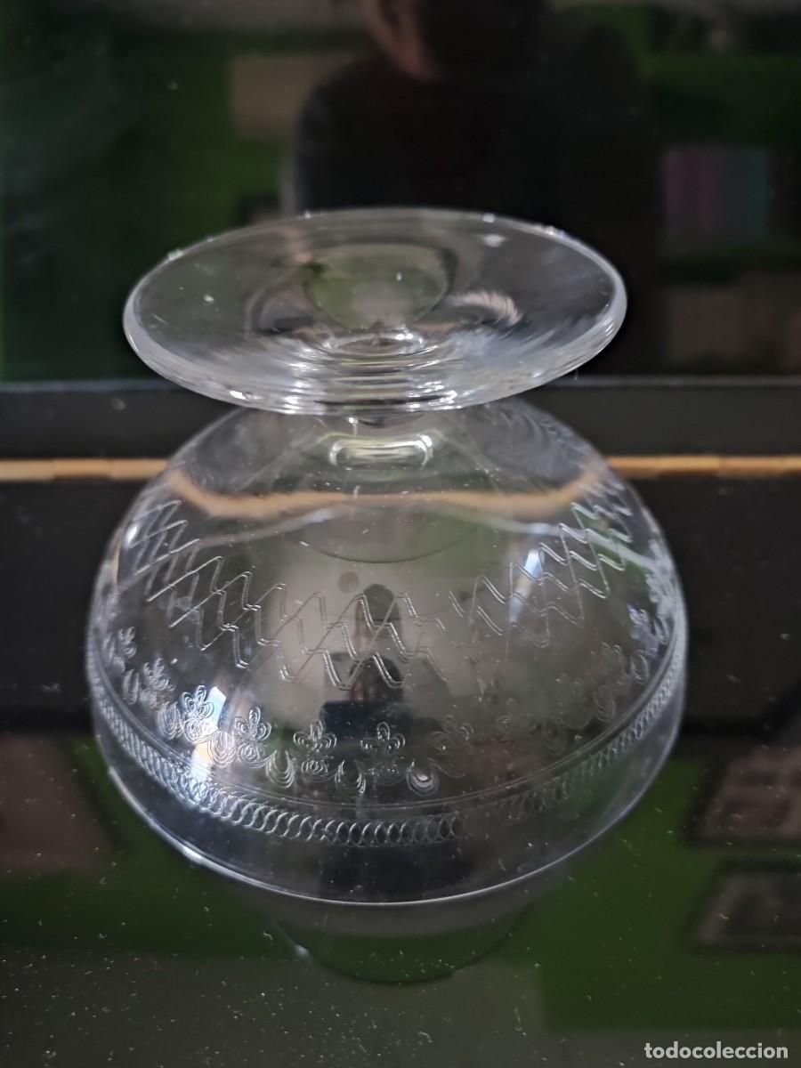 Antig&uuml;edades: Copa de cristal antigua - Foto 2