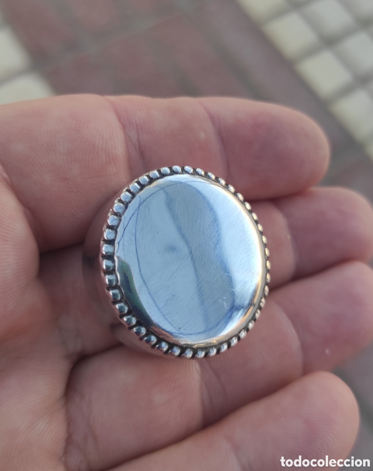 Antig&uuml;edades: Antiguo Pastillero de Plata - Foto 2