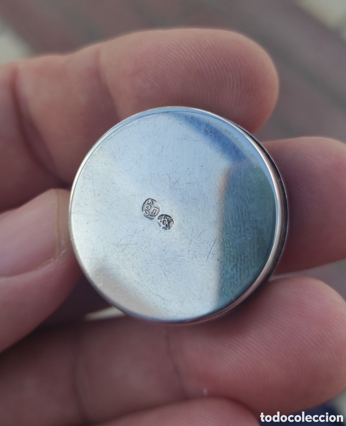 Antig&uuml;edades: Antiguo Pastillero de Plata - Foto 8