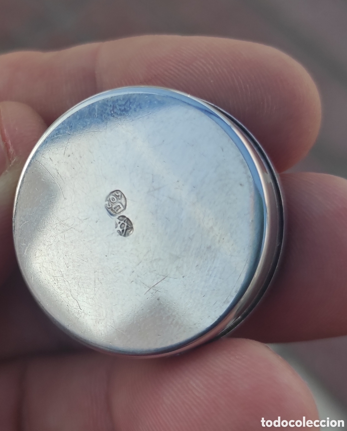 Antig&uuml;edades: Antiguo Pastillero de Plata - Foto 9