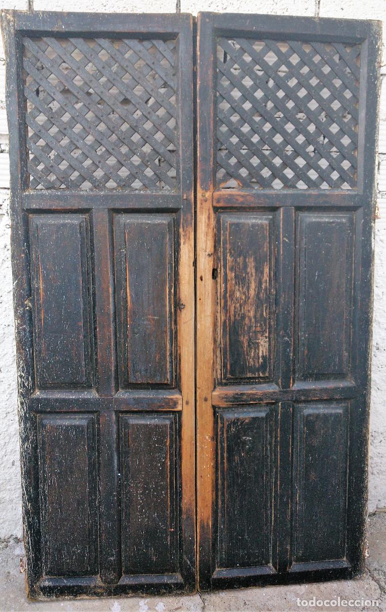Antig&uuml;edades: Puertas antiguas de alacena. - Foto 1