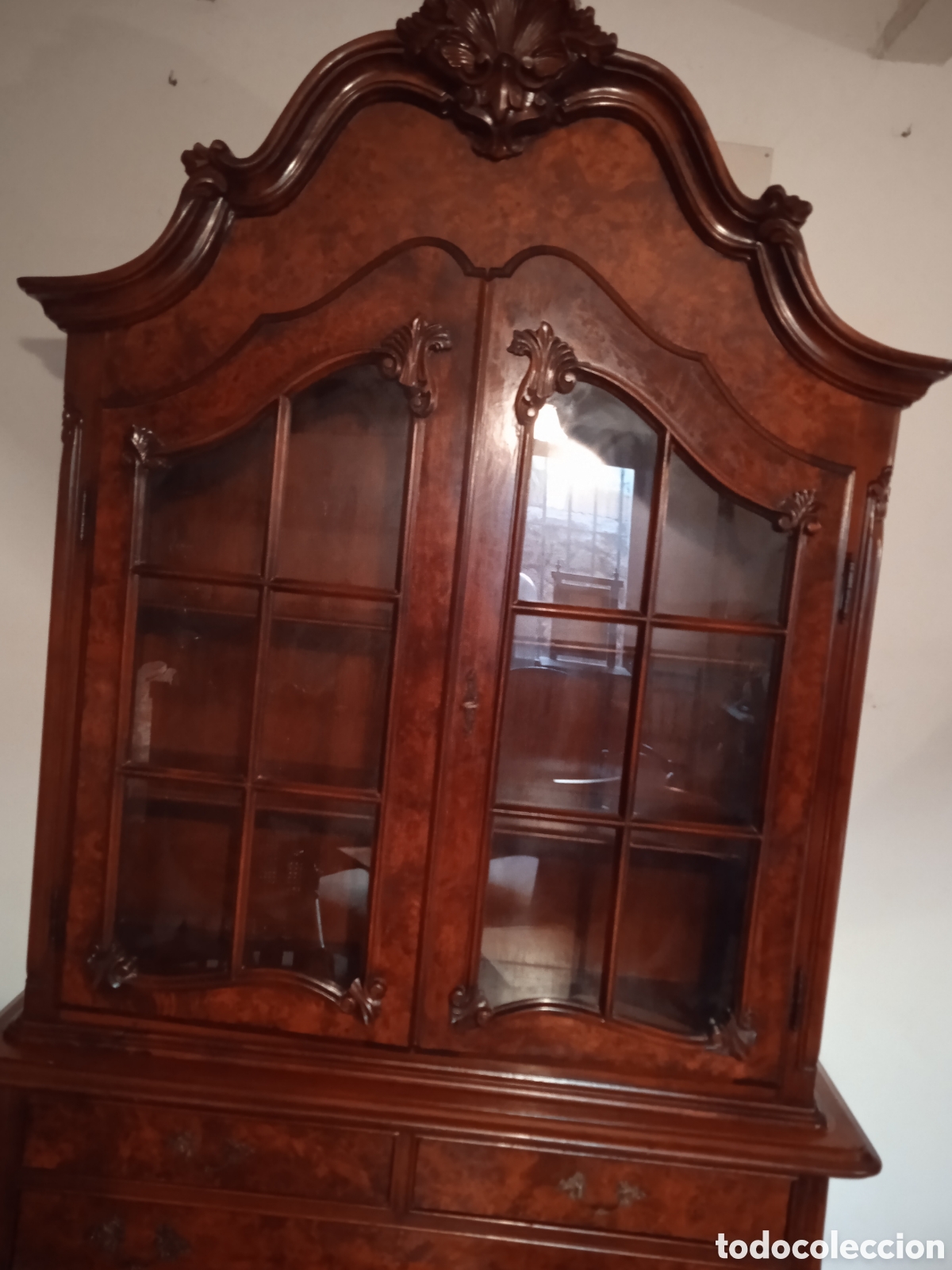 Antig&uuml;edades: Mueble vitrina cajonera - Foto 5