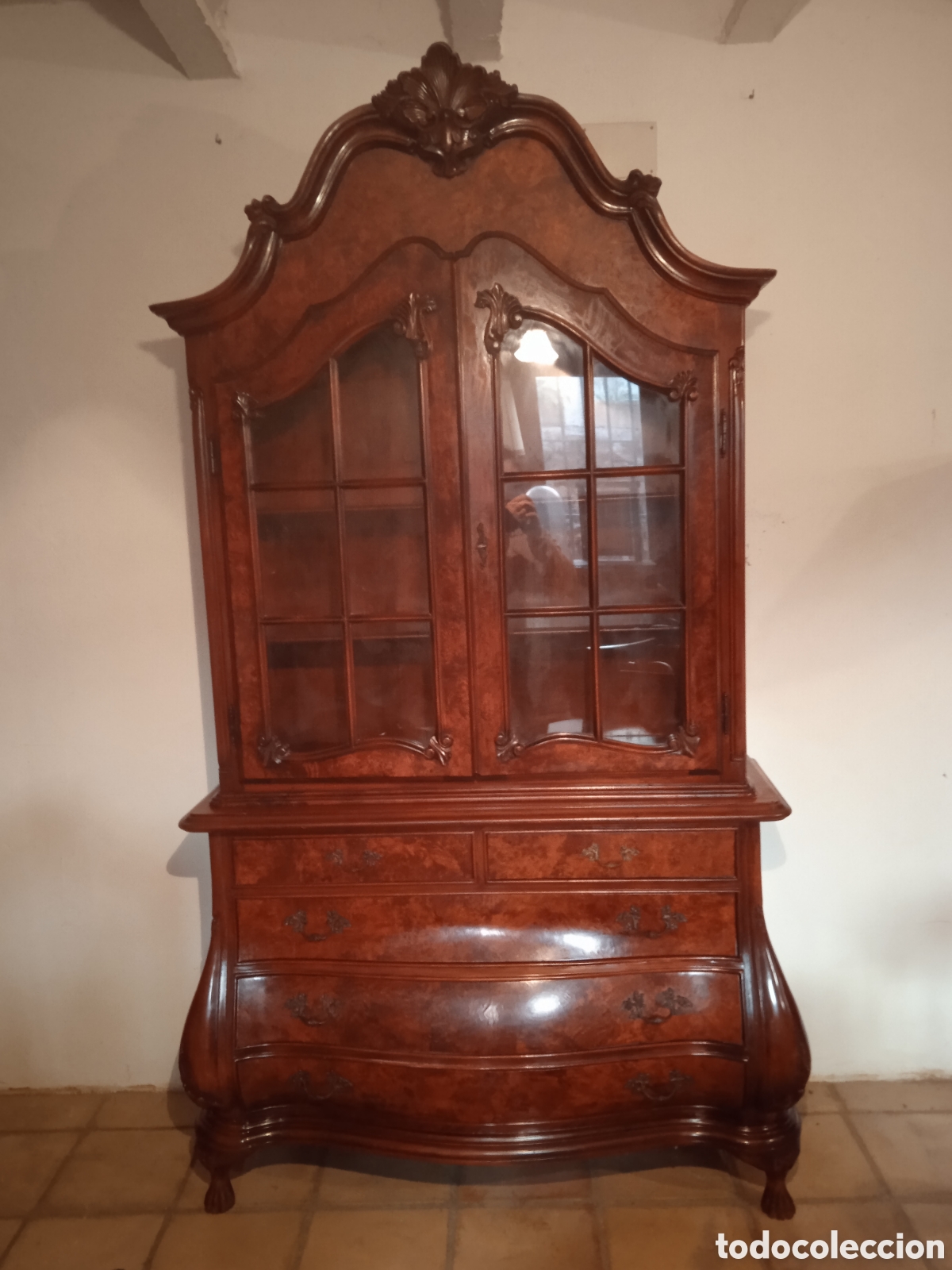 Antig&uuml;edades: Mueble vitrina cajonera - Foto 7