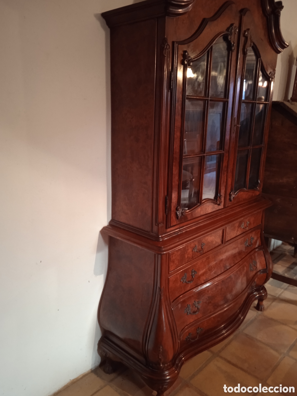 Antig&uuml;edades: Mueble vitrina cajonera - Foto 9