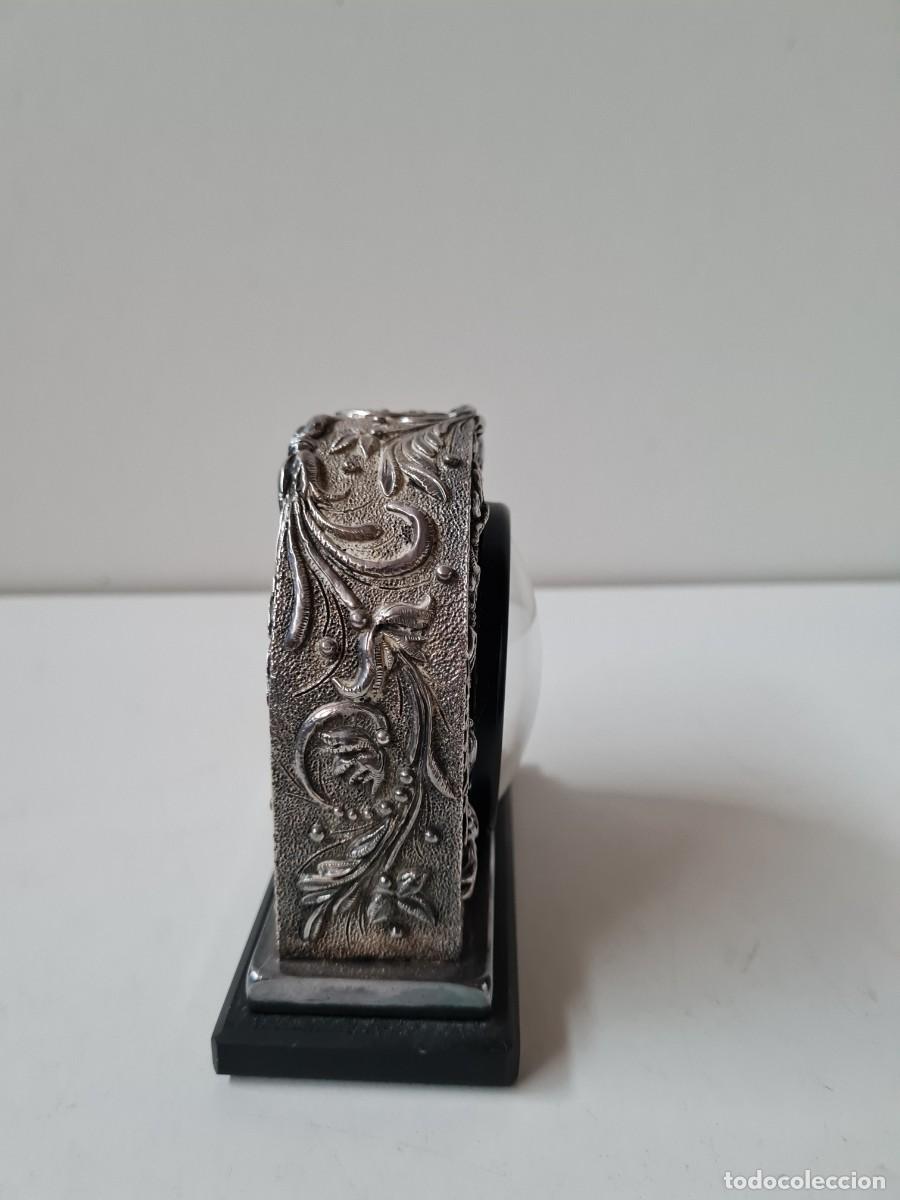Antig&uuml;edades: RELOJ SOBREMESA LAMINADO EN PLATA - Foto 6