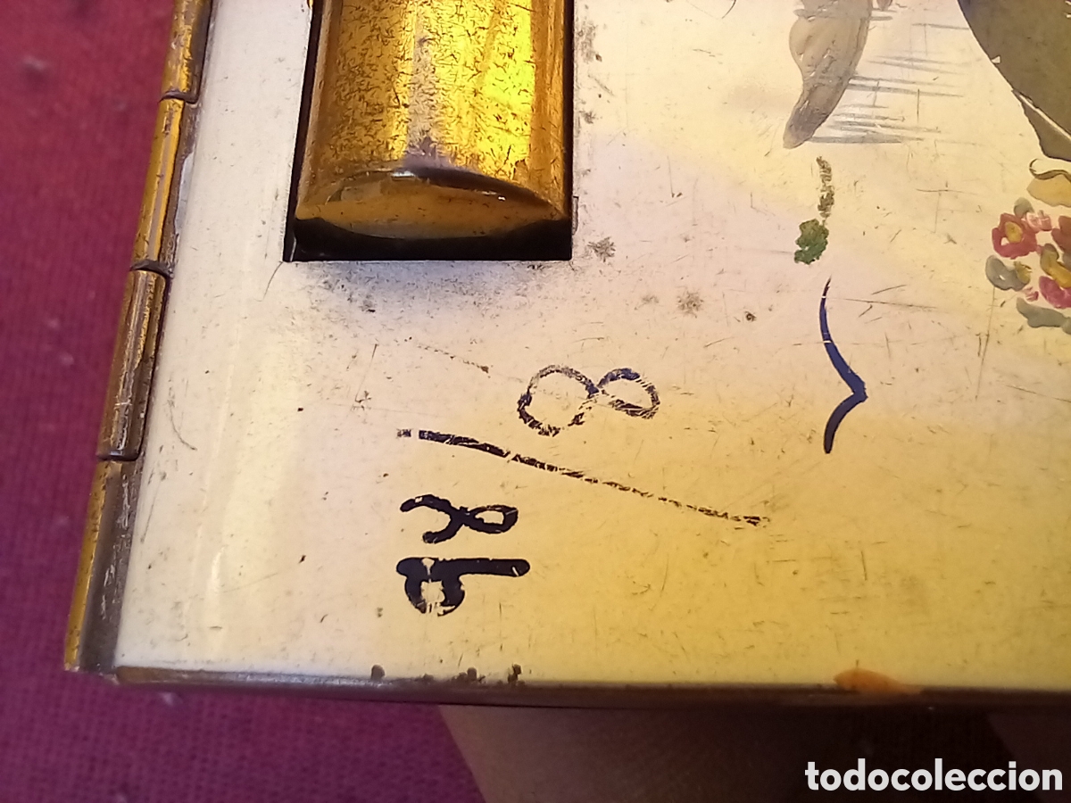 Antig&uuml;edades: ANTIGUA POLVERA ,PINTADA A MANO Y NUMERADA ? - Foto 14