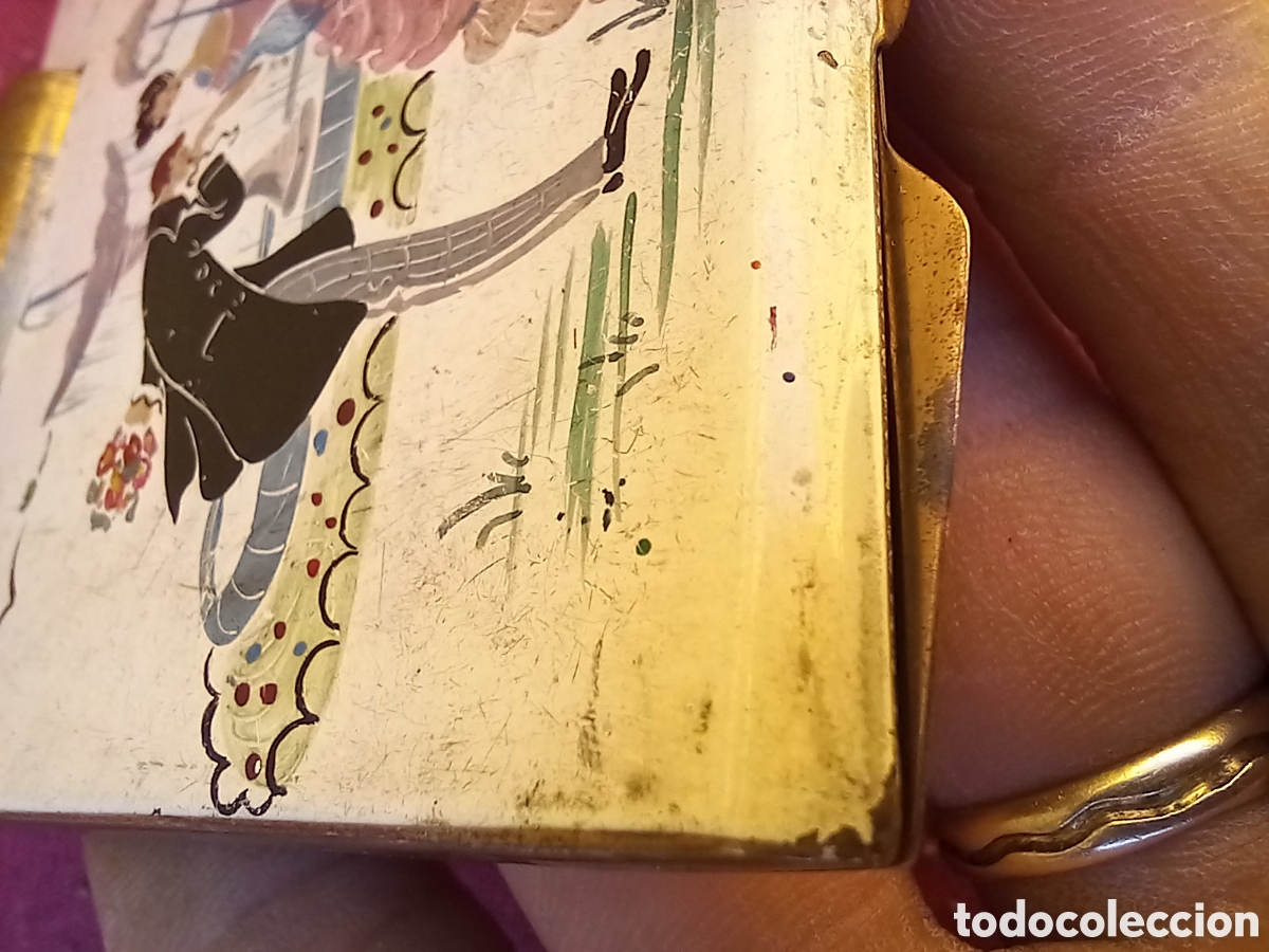 Antig&uuml;edades: ANTIGUA POLVERA ,PINTADA A MANO Y NUMERADA ? - Foto 16