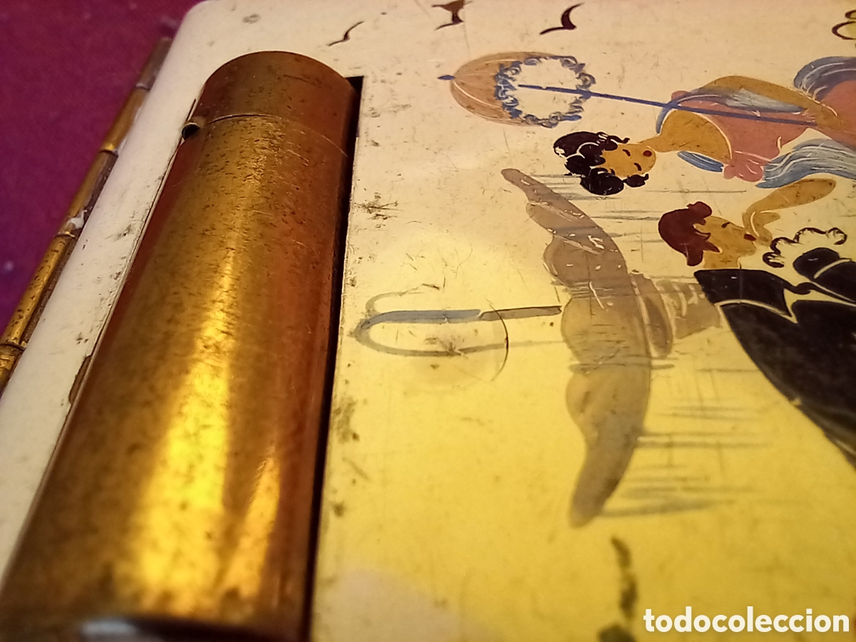 Antig&uuml;edades: ANTIGUA POLVERA ,PINTADA A MANO Y NUMERADA ? - Foto 20