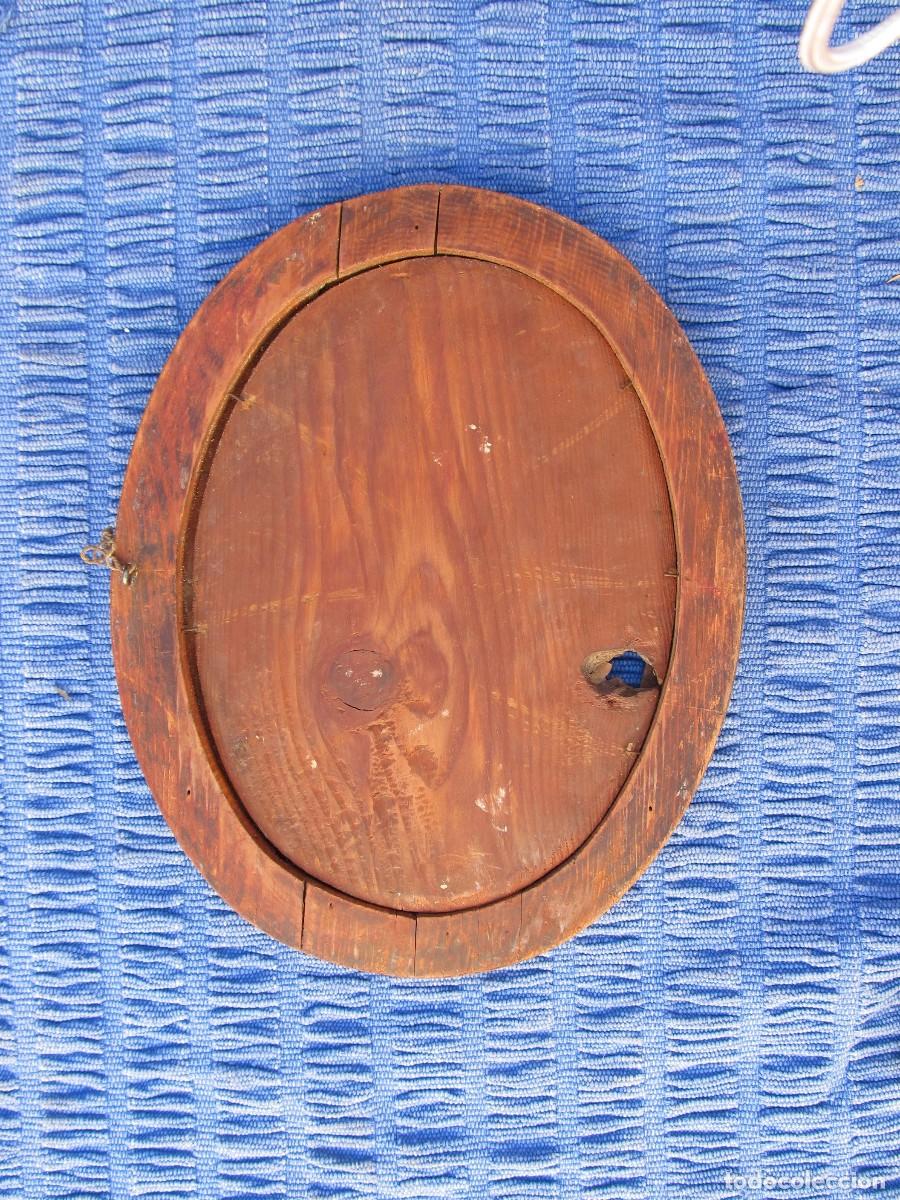 Antig&uuml;edades: Marco ovalado antiguo caoba - Foto 2