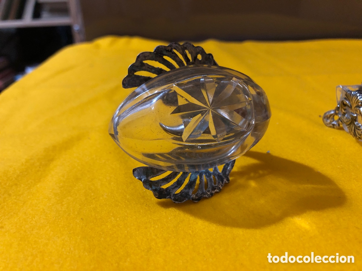 Antig&uuml;edades: Cisne y cestita de cristal de roca - Foto 3