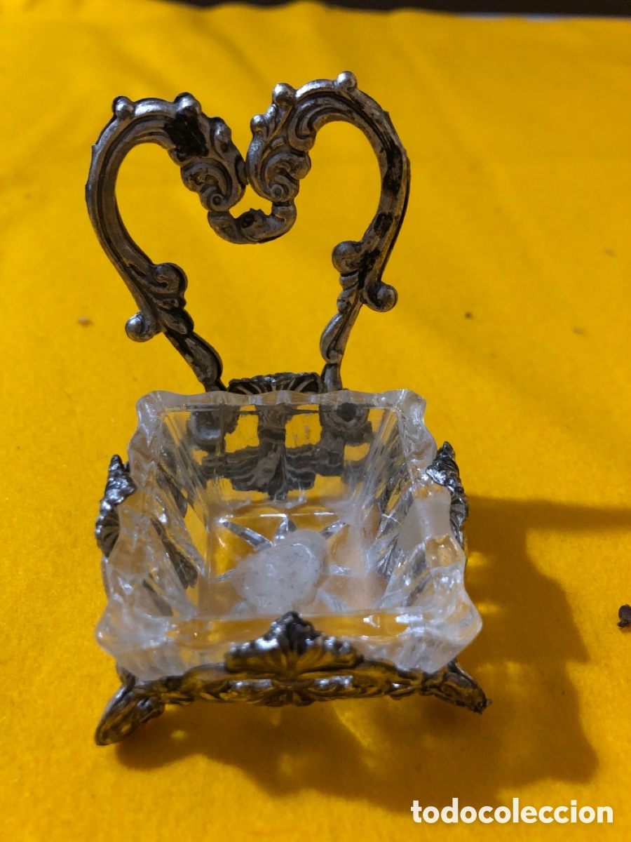Antig&uuml;edades: Cisne y cestita de cristal de roca - Foto 5